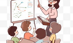 老师和学生的漫画,趣味教学瞬间